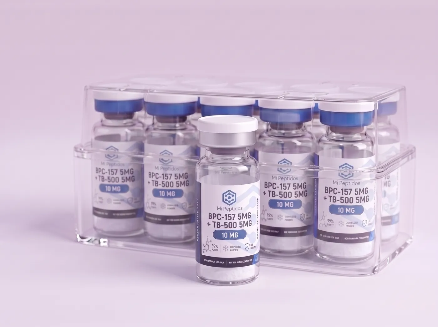 BPC-157 + TB-500 5 mg / 5 mg, box of 10 vials