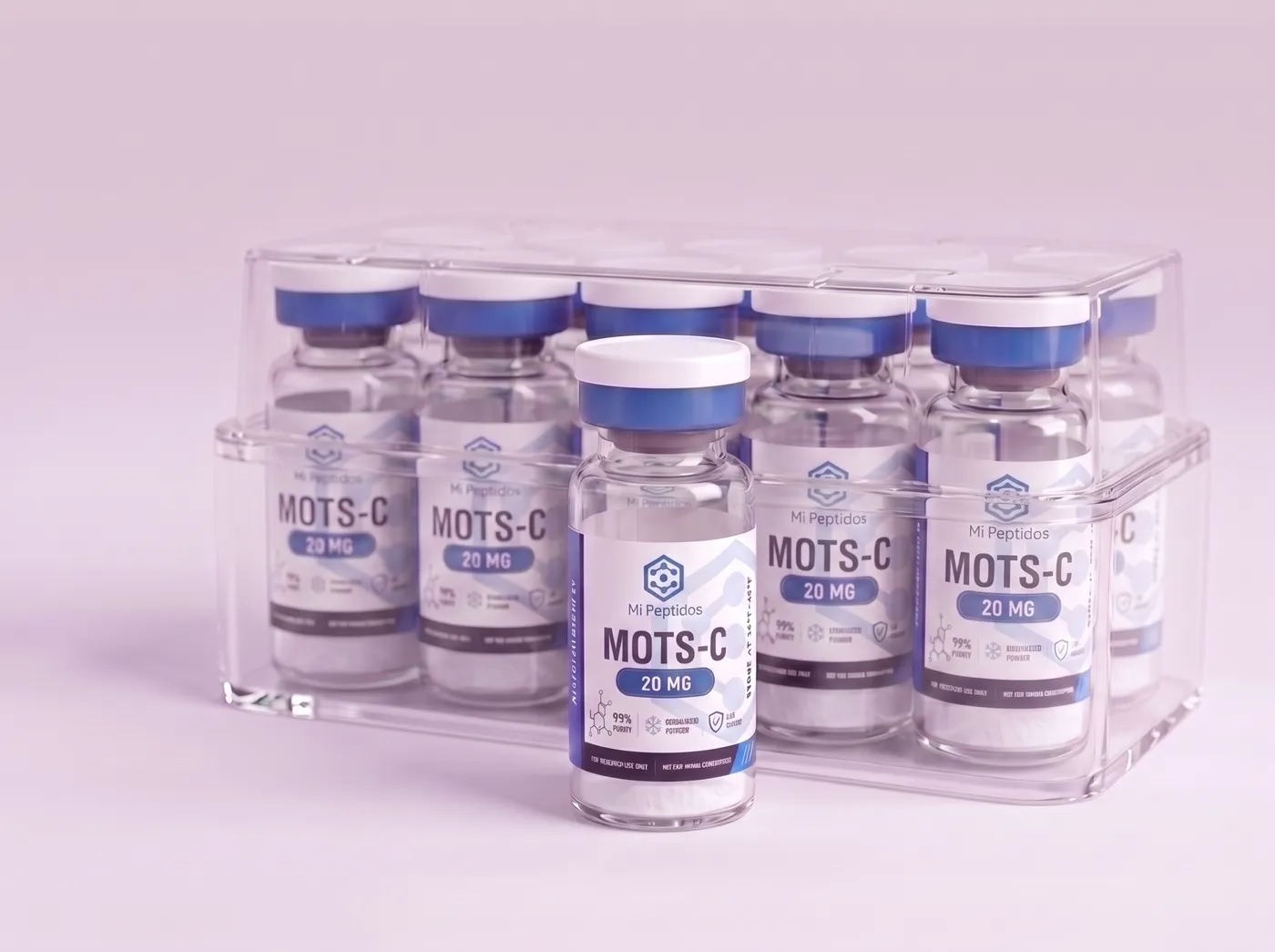 MOTS-C 20 mg, caja de 10 viales