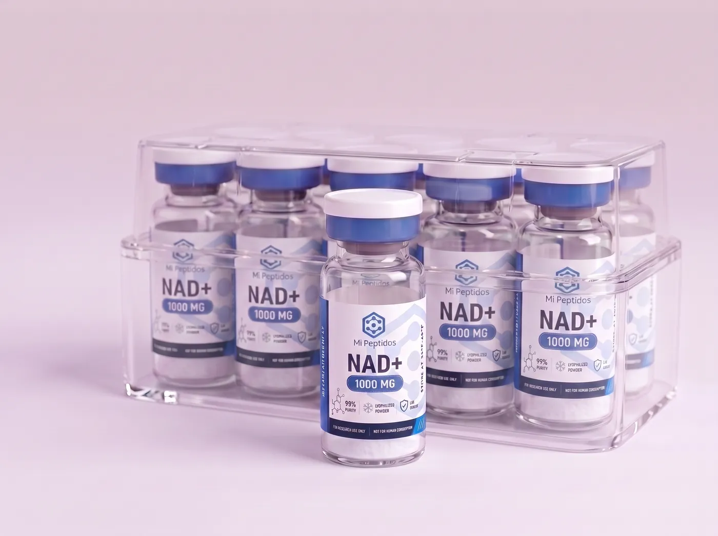 NAD+ 1000 mg, box of 10 vials