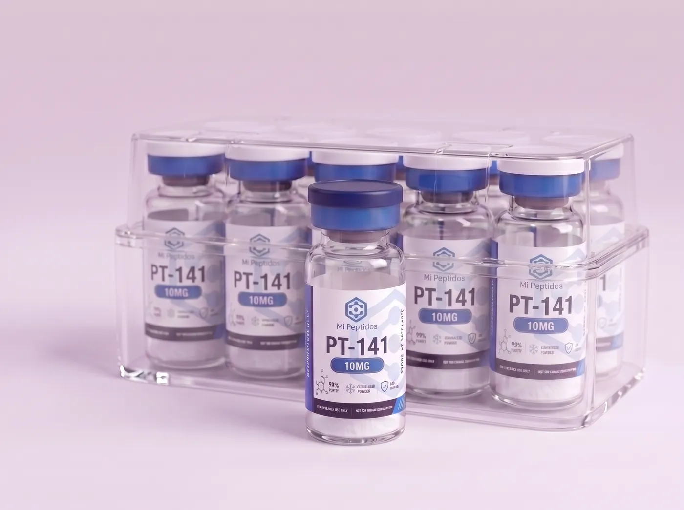 PT-141 10 mg, caja de 10 viales