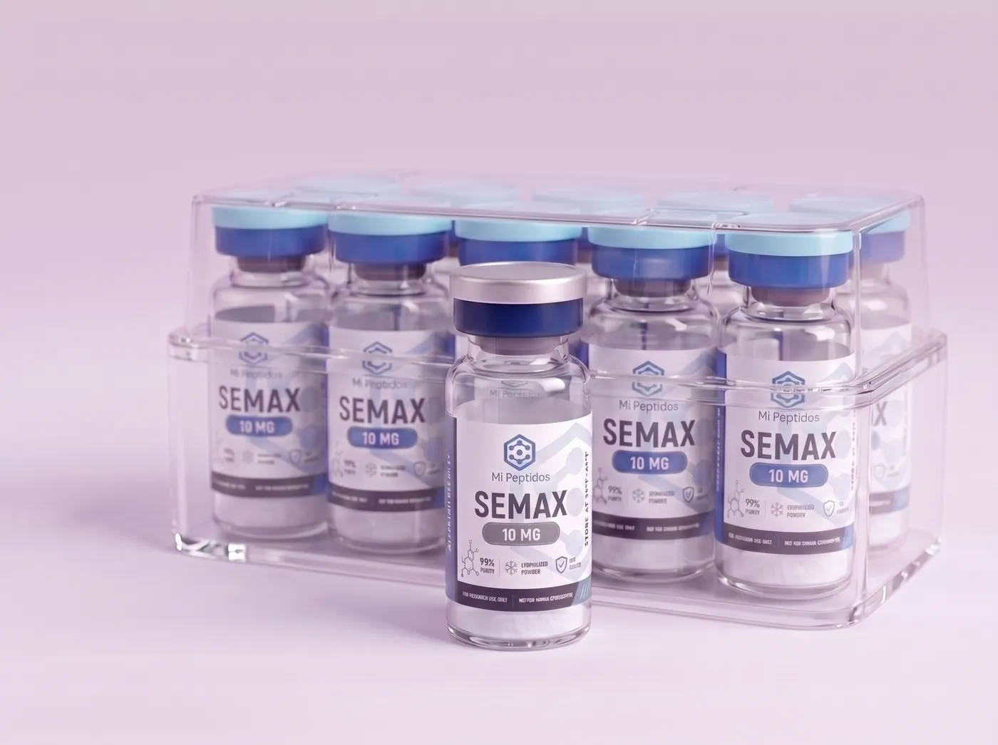 Semax 10 mg, caja de 10 viales
