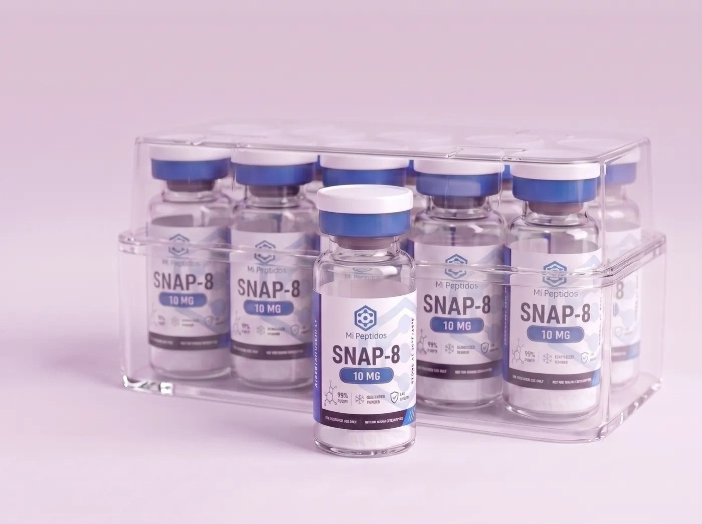 SNAP-8 10 mg, caja de 10 viales