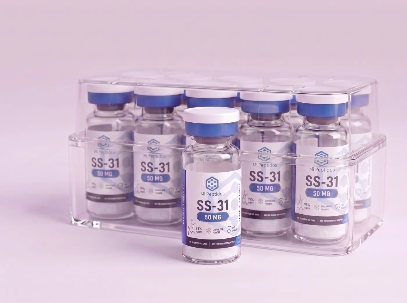 SS-31 50 mg, caja de 10 viales