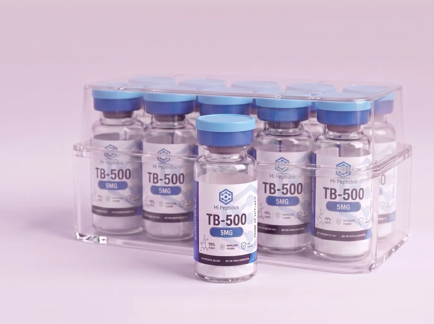 TB-500 5 mg, caja de 10 viales